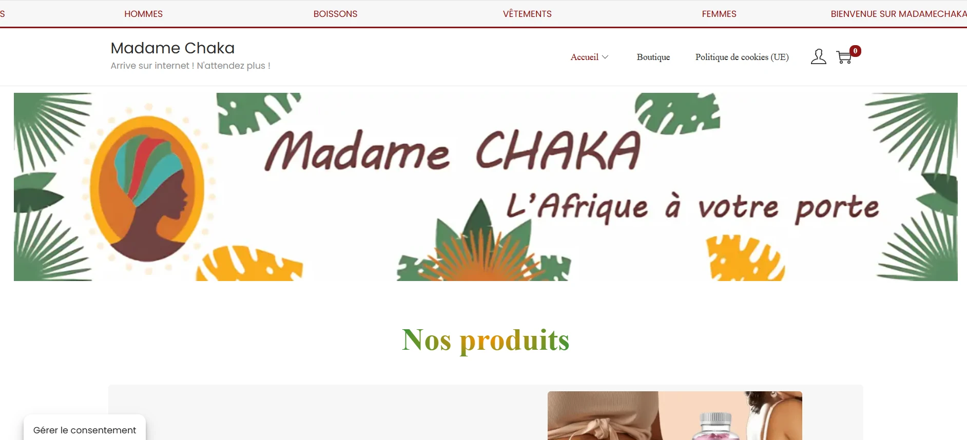 Site réalisé par CAPS Digital